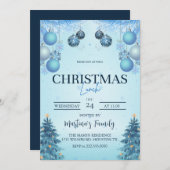 クリスマスランチ招待状クリスマスブランチ 招待状 (正面/裏面)