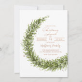 クリスマスランチ招待状クリスマスブランチ 招待状 (正面)