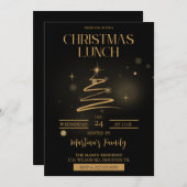 クリスマスランチ招待状クリスマスブランチ 招待状 (正面/裏面)