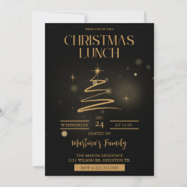 クリスマスランチ招待状クリスマスブランチ 招待状
