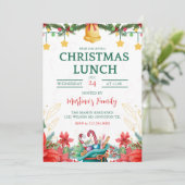 クリスマスランチ招待状クリスマスブランチ 招待状 (スタンド正面)