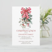 クリスマスランチ赤い弓松 招待状 (スタンド正面)
