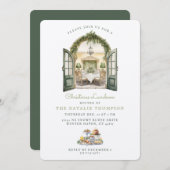 クリスマスランチ |グリーンダイニングルーム 招待状 (正面/裏面)