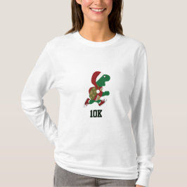 クリスマスランニングのウミガメ10K Tシャツ