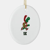クリスマスランニングのウミガメ5K セラミックオーナメント (右)