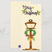 クリスマスランプのご挨拶 (正面/裏面)