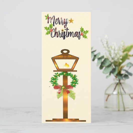 クリスマスランプの挨拶 (スタンド正面)