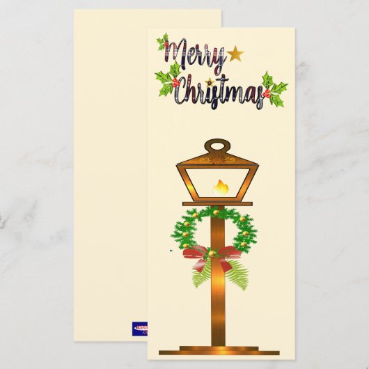 クリスマスランプの挨拶 (正面/裏面)