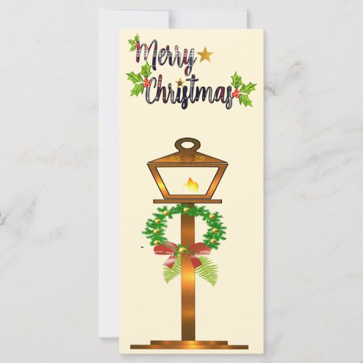 クリスマスランプの挨拶 (正面)