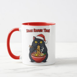 クリスマスラーメン猫 – Xmas Ramen Time マグカップ