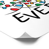 クリスマスラ素晴らしイトが全て絡み合っている ポスター (角)