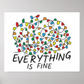 クリスマスラ素晴らしイトが全て絡み合っている ポスター (正面)