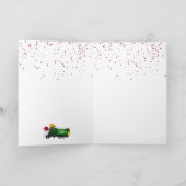 クリスマスリサイクルごみ車 シーズンカード (内部)