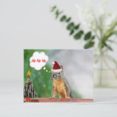 クリスマスリスことわざホーホホ シーズンポストカード (スタンド正面)