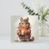 クリスマスリスのグリーティングカード シーズンカード (スタンド正面)