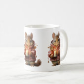 クリスマスリスのマグカップ コーヒーマグカップ (正面右)