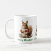 クリスマスリスのマグカップ コーヒーマグカップ (左)