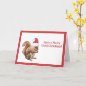 クリスマスリスの休暇が満喫する カード (黄色い花)