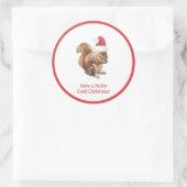 クリスマスリスの休暇が満喫する ラウンドシール (バッグ)