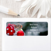 クリスマスリスの住所 シール (インサイチュ)