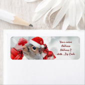 クリスマスリスの住所 シール (インサイチュ)