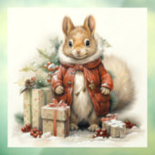 クリスマスリスの窓が貼り付く ウィンドウサイン (シート3)