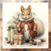 クリスマスリスの窓が貼り付く ウィンドウサイン (シート2)