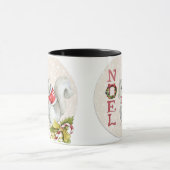 クリスマスリスイラストレーション マグカップ (中央)