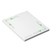 クリスマスリストメモ帳 ノートパッド (アングル)