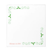 クリスマスリストメモ帳 ノートパッド (正面)