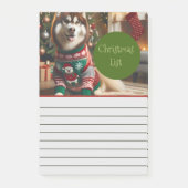 クリスマスリスト写真メモ帳 ポストイット (正面)