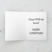 クリスマスリスト シーズンカード (内部)