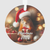 クリスマスリス保持オーナメントカスタマイズ オーナメント (裏面)