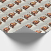 クリスマスリス包装紙 ラッピングペーパー (角)