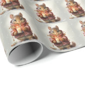 クリスマスリス包装紙 ラッピングペーパー (ロールコーナー)