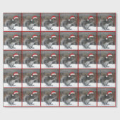 クリスマスリス包装紙 ラッピングペーパー (フラット)