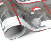 クリスマスリス包装紙 ラッピングペーパー (ロールコーナー)