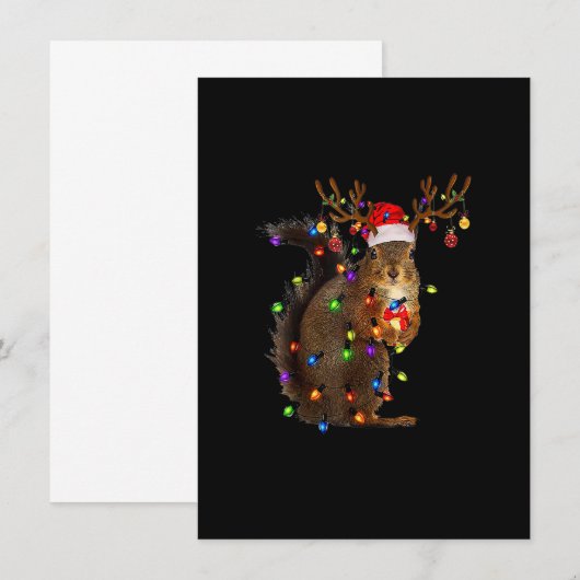 クリスマスリス灯 招待状 (正面/裏面)