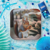 クリスマスリス ペーパープレート (パーティー)