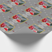 クリスマスリス ラッピングペーパー (角)