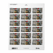 クリスマスリス ラベル (フルシート)