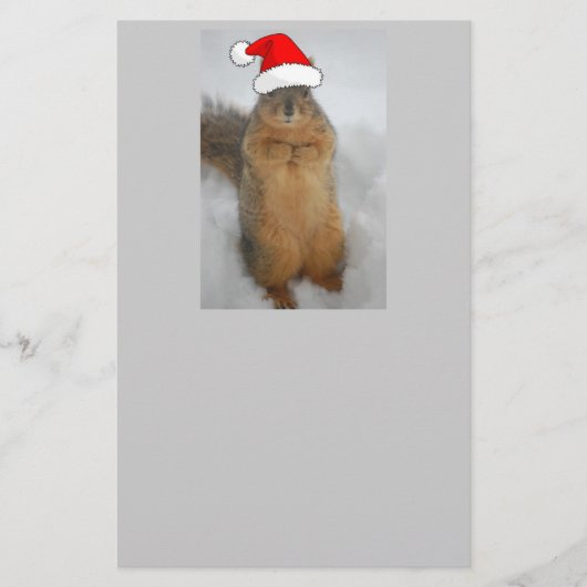 クリスマスリス 便箋 (正面)
