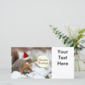 クリスマスリス（雪） シーズンカード (スタンド正面)