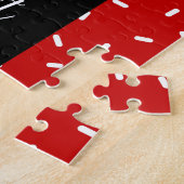 クリスマスリズミカル体操レッドキャンディスプリンクル ジグソーパズル (側面)