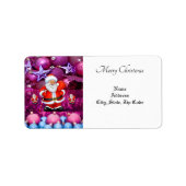 クリスマスリターン/出荷住所 シール (正面)