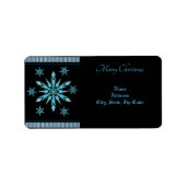 クリスマスリターン/出荷住所 シール (正面)