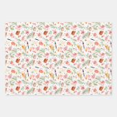 クリスマスリップスティック爪、 ネイルポリッシュ美しい品 ラッピングペーパーシート (正面3)