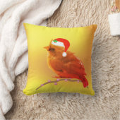 クリスマスリトルバード クッション (ブランケット)