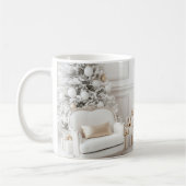 クリスマスリビングルームセラミックマグカップ コーヒーマグカップ (左)