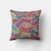 クリスマスリボンキャンディーズ装飾用クッション クッション (裏面)